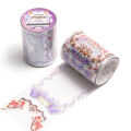 Panda Online Pet Tape Magic Star Continent Series Three-dimensional Gilding Magic Girl Hand Tent Decoration Material Recycling Sticker. 