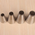 4PCs Large Icing Piping Nozzles Cake Baking Cookie Cupcake Piping Nozzle Decor Encounter. 
