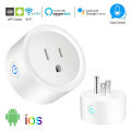 Professional Wireless Smart Home Power Socket Remote Control Socket WiFi Smart Timer Plug US Plug Output current: 10A. 