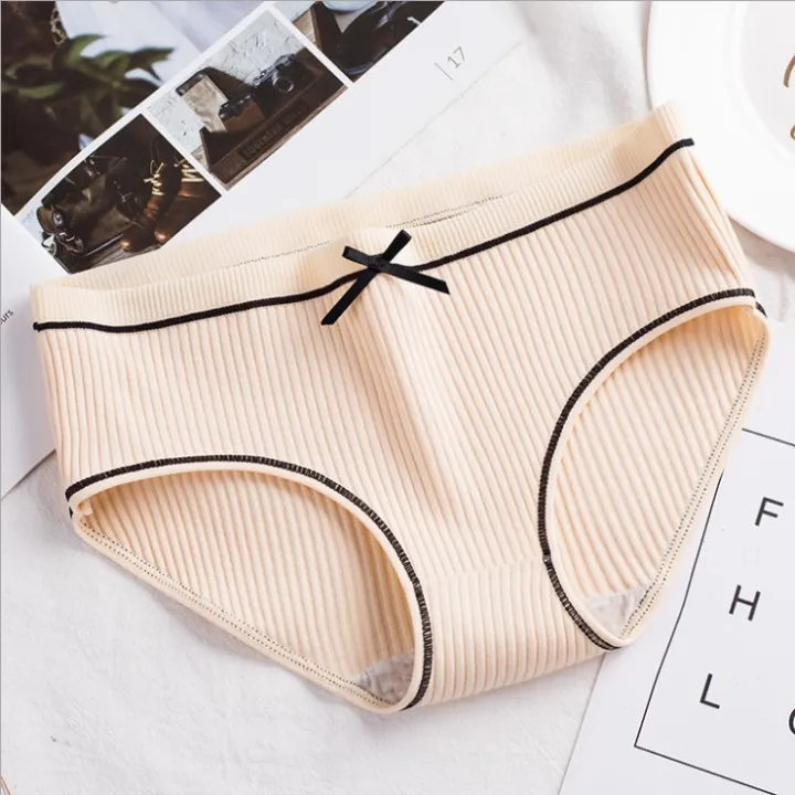 Women's%20Panties%20Underwear%20Breathable%20Seamless%20Briefs%20Cotton%20Inseam%20Mid-waist%20Underwear%20Women%20-%20Image%208