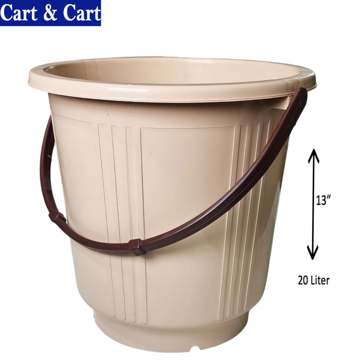 Plastic Bucket | Balti Plastic | Best Use for Kitchen, Bathroom and Outdoor | 20 Liter Multipurpose Uses