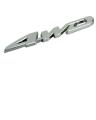 Metal 4WD Displacement Emblem Badge All Wheel Drive Auto car. 