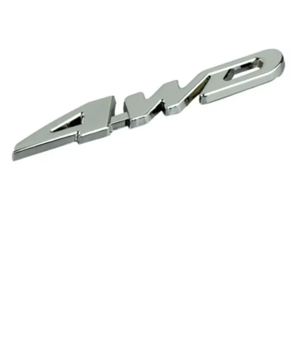 Metal%204WD%20Displacement%20Emblem%20Badge%20All%20Wheel%20Drive%20Auto%20car%20-%20Image%202