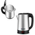 1/Pc  2 liter / 1 liter Multi Purpose Electric Heating Cup Kettle For Cooking And Travelling Use High Quality Mug All StainlessSteel Car Heating Kettle Water Heater Mug Auto Electric Kettle home. 