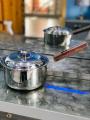 Sauce Pan Stainless Steel Sauce Pan – Tea Pot – Milk Pot – Sauce Pot Used for making tea High quality tea Pan Milk Pan Size Length 10” Width 6” Width 3”. 