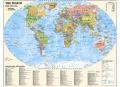 Political World Map Big Panaflex Poster Educational Chart School Office Decoration. 