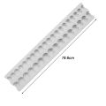 Pearl Beads Chain Silicone Fondant Mold 2 Cavity. 