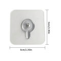 Punch-Free Non-Marking Screw Stickers Wall Picture Hook Invisible Traceless Hardwall Drywall Picture Hanging Kit for Bathroom. 