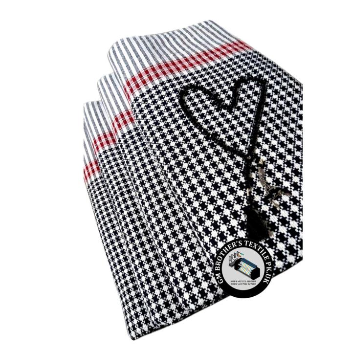 Pack of 4 pure cotton khais King Size.