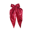 Big Bow Ribbon With Hair Clip-Handmade Bow with high quality hair clip- Satin Bow Ribbon. 