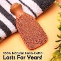 PUMICE STONE FOOT SCRUBBER Callus Remover Exfoliating Clay Stone for Feet Hands Body Care Natural Foot File Heel Scraper Skin Care Pedicure Tool for Cracked Heels & Dead Skin. One side remove dead skin, other side polishes and smoothens your skin.. 