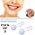 Pack Of 2 Pairs Snap-On Smile Custom Fit Perfect Smile Veneers In 3 Easy Steps. 