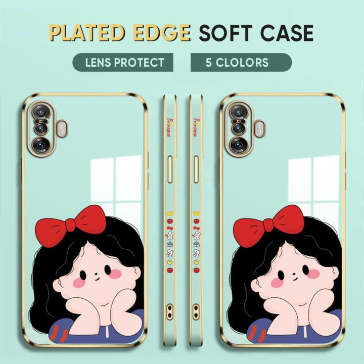 (Free Lanyard) Luxury 6D Plating Case for Xiaomi Poco M3 Pro 5G