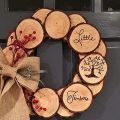 Natural Wood Slices (12 Pcs, 3–5 Inches) – Rustic DIY Craft Kit for Wedding Decor, Art Projects & Ornaments. 