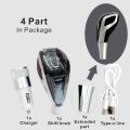 7 Color Light LED Crystal Gear Shift Knob Universal Decoration For Toyota - Logo Toyota  -. 