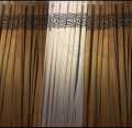 Velvet Border Curtains - 1 Pair (2 Pcs) -  Laser cut Border Design - Customised. 