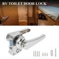 RV Tet Door Lock Bathroom Door Lock Caravan Boat Latch Handle Lock RV Accessories. 