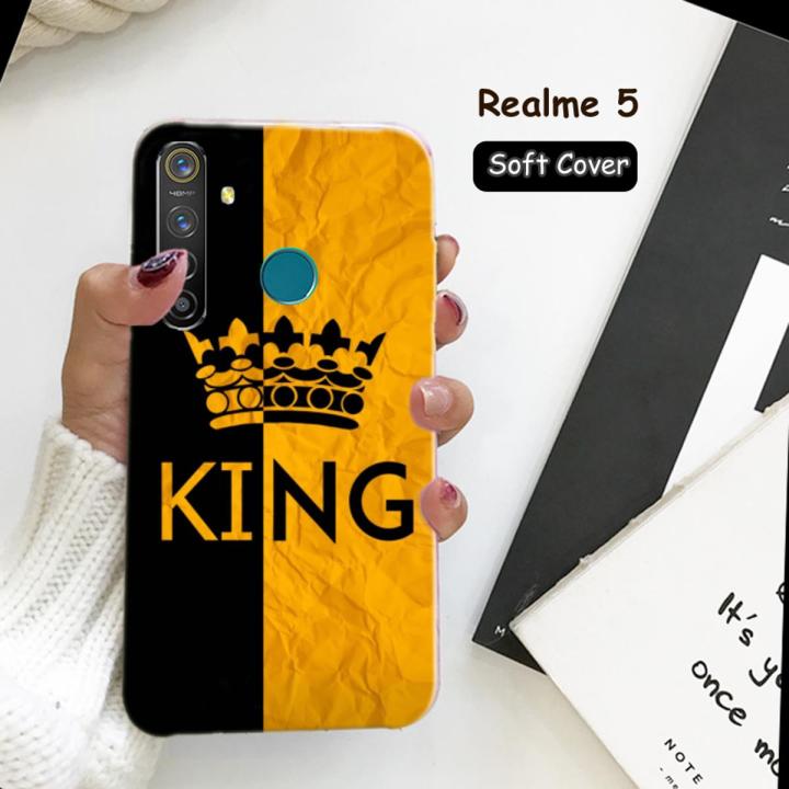 Realme 5 Back Cover -  King 2Gud Soft Phone Case For Boys