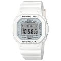 Casio G Shock Special Color White Square Digital, Stop watch, Multi-Function White Resin Band Watch-DW-5600MW-7DR. 