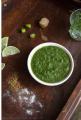 Coriander and mint chatni. 