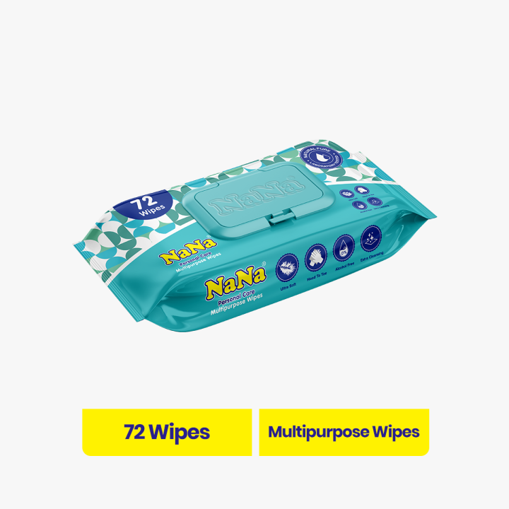 NaNa Smarty Baby Wipe 72 PCs