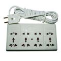 Multi Plug Extension Cord 6 Way Universal Socket 5000W Heavy Duty Power Strip for Home & Office Use. 