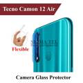Tecno Camon 12 Air Camera Flexible Gorilla Glass Protector Transparent For Camon 12 Air. 