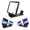 Foldable 3D HD Mobile Phone Tablet Screen Magnifier Video Amplifier Stand Holder. 