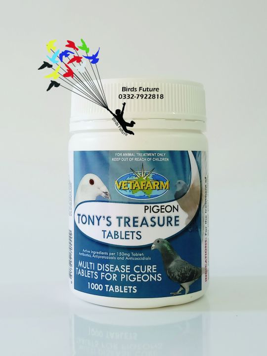 Tony Treasure Tab Vetafarm For Pigeons