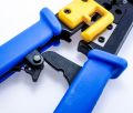 EZ RJ45 Crimp Tool Pass Through Cat5 Cat5E Cat6 Crimping Tool for RJ45/RJ12, CAT5, CAT5E, CAT6 Connectors. 