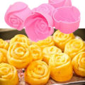 10 Pcs Silicone Rose Muffin Cookie Cup Cake Baking Mold Chocolate Maker Mould. 