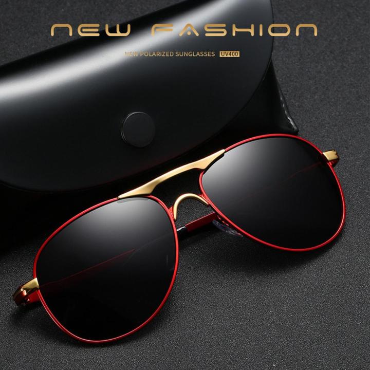 Oeilaumy Retro Square Polarized Sunglasses - UV400 Protection For Men & Women, Driving & Fishing