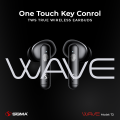 Sigma WAVE T-2 TWS Wireless Earphone Bluetooth 5.1 Headphone Headset True Wireless Earbuds Handsfree Ear Buds. 
