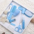 Newborn Health care Set Kids Grooming Kit Safety Manicure Nail Clippers Comb Emery Hairbrush Thermometer Baby Care tool. 