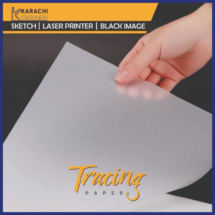 Best Quality Tracing Paper, A4 size 90 gram for Art, Sketching, Tracing, Drawing 100 Sheets