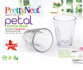 Pretty Neat Petal Acrylic Glasses - 300 ml - 6 pieces set. 