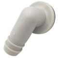 Air Conditioner Ac Drain Hose Connector Elbow Fitting with Rubber Ring for Mini-Split Units and Window Ac Unit 3/5 Inch(15Mm). 