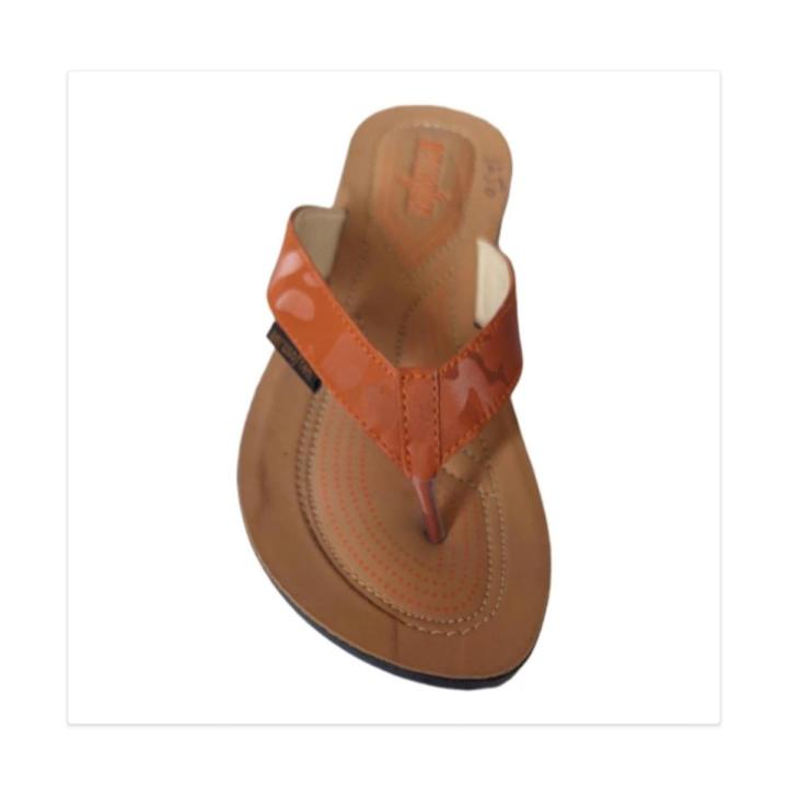 Chappal For Women Orange House Slippers