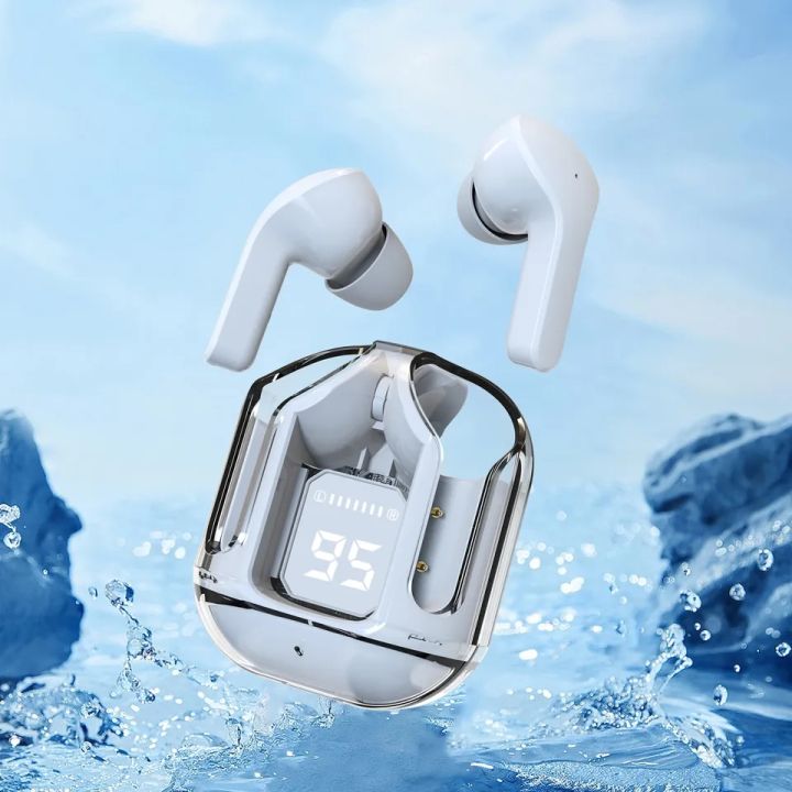 EARBUDS AIR 31 AIRPODS WIRELESS EARBUDS WITH CRYSTAL TRANSPARENT