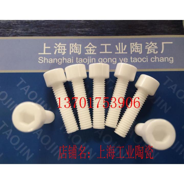 Zirconia ceramic screw nut high temperature corrosion resistant insulating bolt inner hexagon M2M2.5M3M4M5M6M8