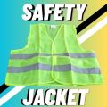 Safety Reflective Vest | Reflective Jacket | Safety Vest | Safety Reflective Jacket | Yellow and Orange Reflective Vest. 