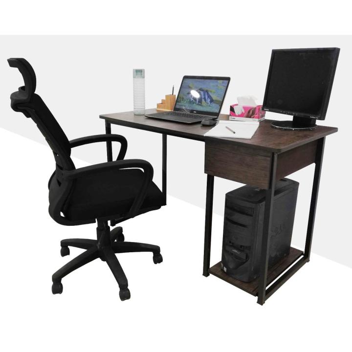 Study Table with Drawer for Computer PC Laptop and Dedicated CPU Shelf