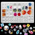 Resin Jewellery making mold or Resin Gems mold for Resin pendant base or cabochon mold. 