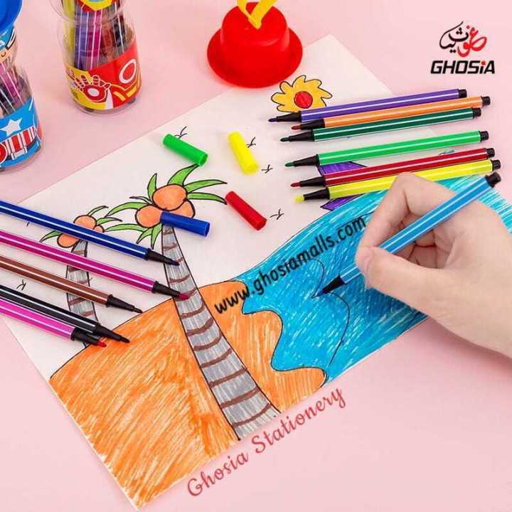 Multicolor%20Markers%20Set-%20Watercolor%20Marker%20Color%20Set%20of%2012%20Colorful%20markers,%20Coloring%20&%20Arts%20Sets%20For%20Kids-1998%20-%20Image%202