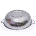 30cm Fruits Washer Bow Rice Washing Stainless Steel Kitchen Fruit Vegetable Rice Washing Baskets (3 Sizes Mentioned in variation) Drain Basin Basket Kitchen Fruit Vegetable Rice Washing Baskets ki. 