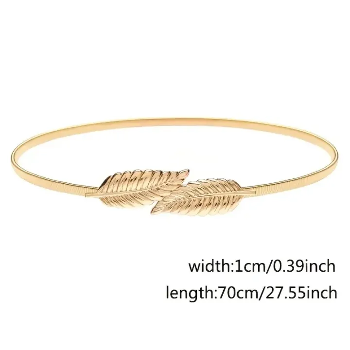 Metal%20Vintage%20Belt%20with%20Golden/Silver%20Leaf%20Design%20for%20Women%20-%20Image%202