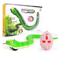 Remote Control Snake Infrared RC Animal Toys Rattlesnake With USB Cable Funny Trick Terrify Toys For Kids. 