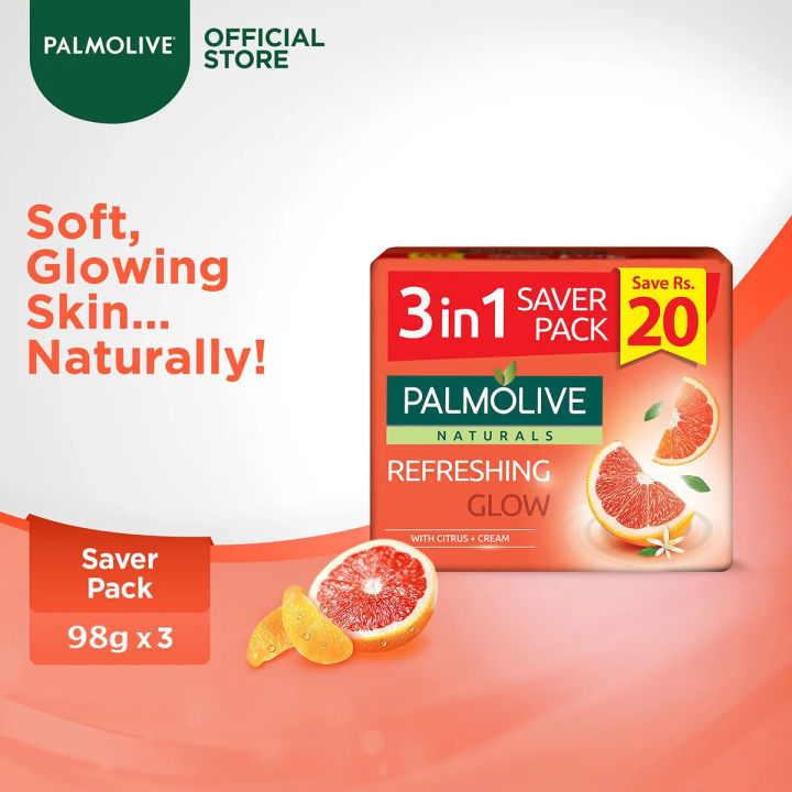Palmolive Naturals Bar Soap Saver Pack 98gx3