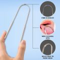 Tongue Scraper Tongue Cleaner U Shape Fresh Breath Care Scraper, Bacteria Inhibiting Non-Synthetic Grip Tongue Cleaning Tool Pack of 1. 