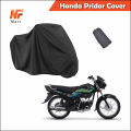Honda Pridor Cover – Honda Bike Covers for Pridor bike –Dust proof Parking Cover and Sun Proof proof Bike Top Cover – Made from waterproof bike cover fabric to save the bike NF MART. 